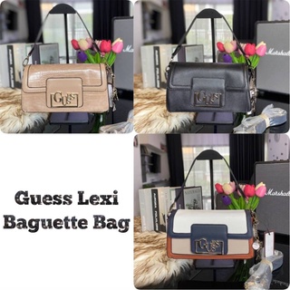 Guess Lexi Baguette Bag กระเป๋าสะพายไหล่-ครอสบอดี้ ใช้ได้หลายสไตล์ Code:B11D260165  แบรนด์แท้ 100% งาน Outlet