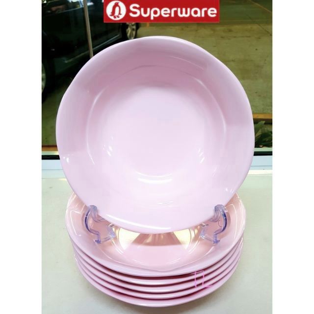 ซุปเปอร์แวร์ ชาม7.5"=6ชิ้น สีโอลด์โรสคลาสสิค ซุปเปอร์แวร์เกรดA