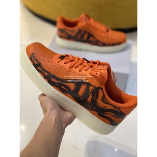 🤓Air Force 1 Low Orange Skeleton