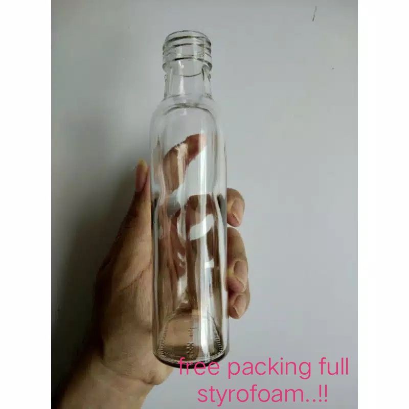 ขวดแก้วแบนขนาด 350 มล