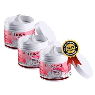 ทรีทเม้นท์นมม้า ⁣HORSE Milk ทรีทเม้นท์หมักผมน้ำนมม้า ขนาด 500ml. 3 กระปุก