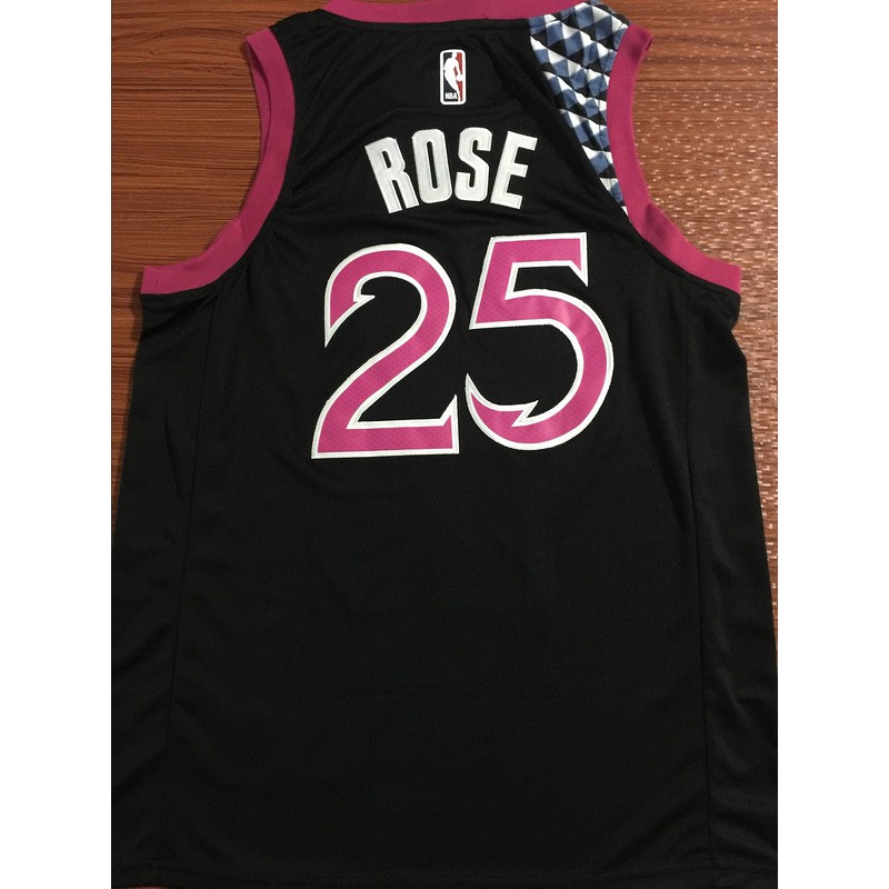 derrick rose jersey pink