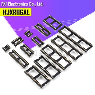 ซ็อกเก็ตเชื่อมต่อ IC DIP 6 8 14 16 18 20 24 28 40 pin Sockets DIP6 DIP8 DIP14 DIP16 DIP18 DIP20 DIP28 DIP40 pins 10 ชิ้น