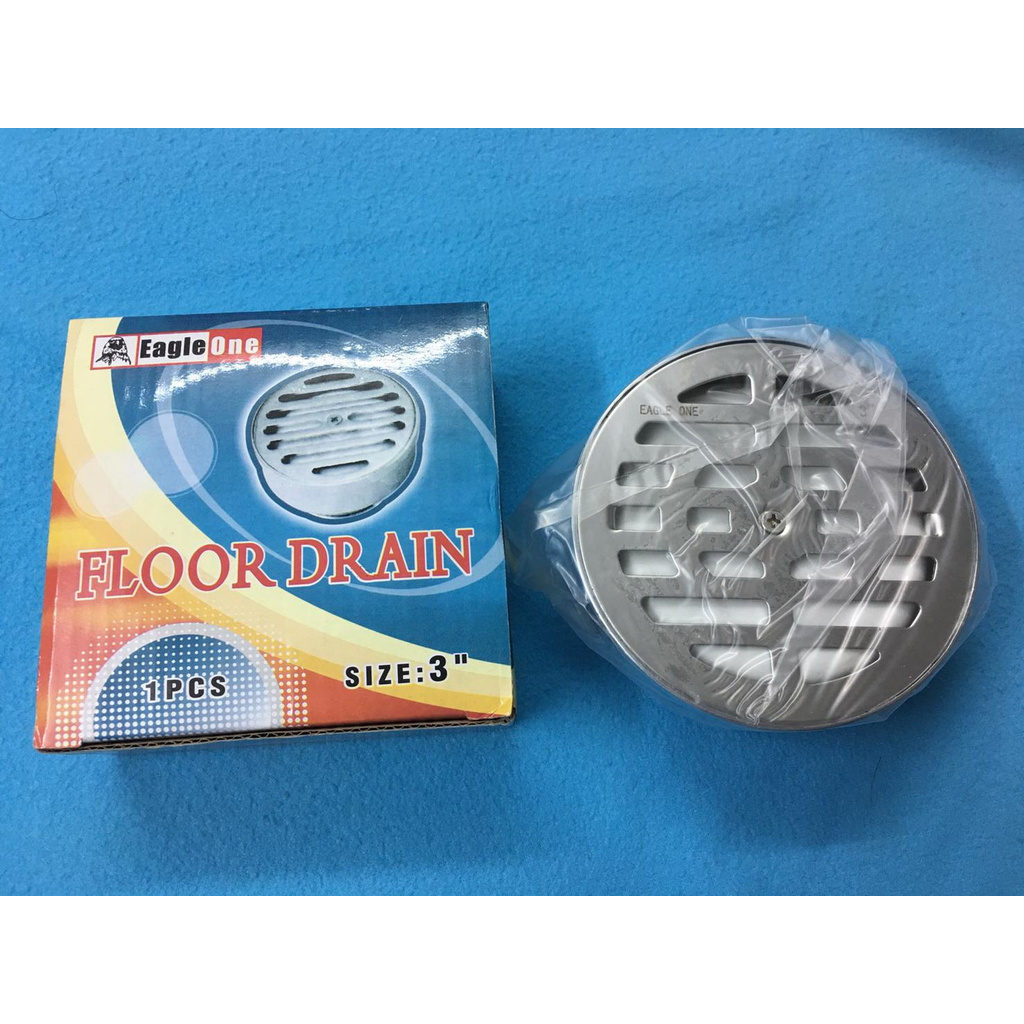 ตะแกรงท่อน้ำทิ้งแสตนเลสกันกลิ่น 3” EAGLE ONE (F111)