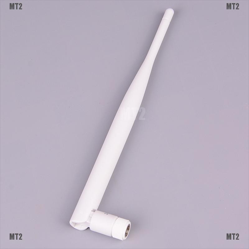 [MT2&TH] เสาอากาศเชื่อมต่อไวไฟ 2.4GHz 5dBi aerial RP SMA ตัวผู้ 2.4g สีขาว 1 ชิ้น