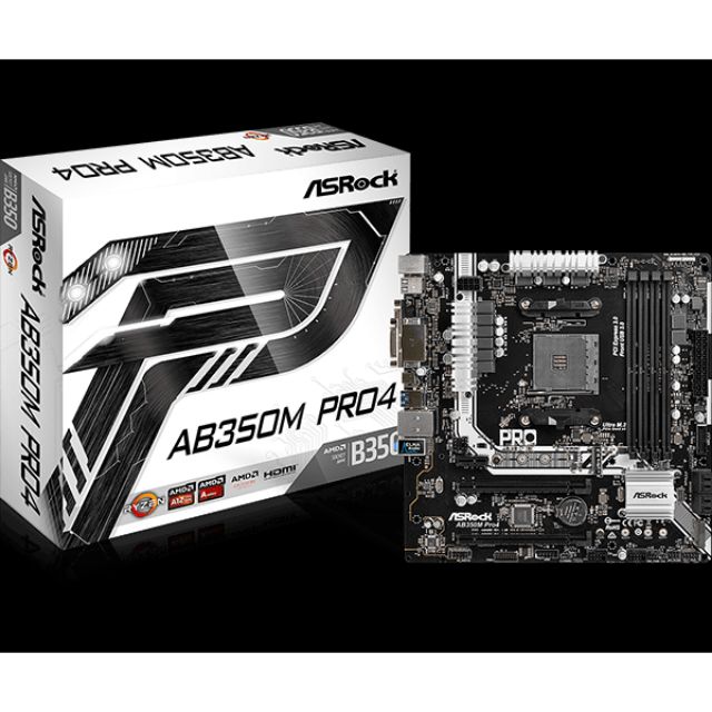 ASRock AB350M Pro4 [mATX]