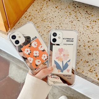 เคสป้องกันโทรศัพท์มือถือกระจก สไตล์เกาหลี ญี่ปุ่น สําหรับ Apple Iphone 12pro xsmax 11 14promax 13 678plus Xr