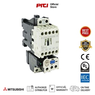 Mitsubishi Magnetic Contactor MSO-T20 220V 5A 1NO+1NC ชุดแมกเนติก + โอเวอร์โหลดรีเลย์