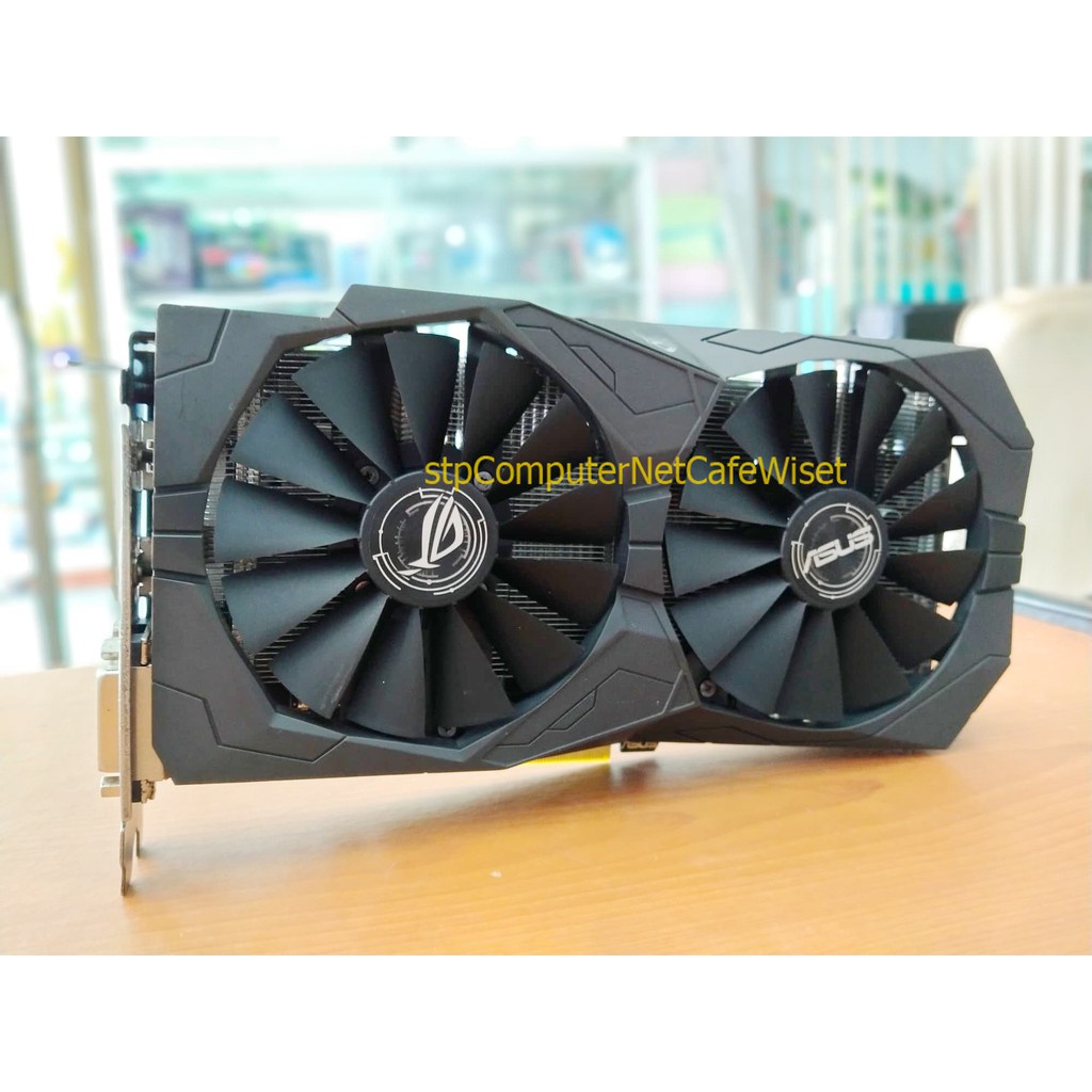 ASUS ROG STRIX RX470 RX480 4G GAMING  ต่อไฟเพิ่ม6พิน