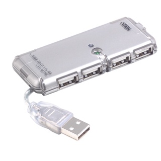 USB 2.0 Hub 4 พอร์ต USB HUB + Adapter สำหรับ PC / Laptop รุ่น UH275A ยี่ห้อ ATEN ประกัน 3 ปี