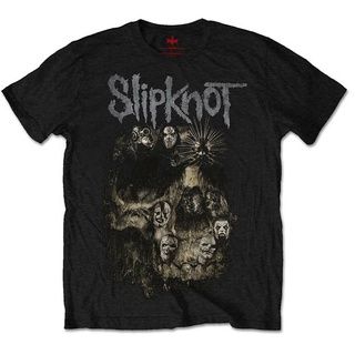 (ขายส่งได้)แขนสั้นโอเวอร์ไซส์เสื้อยืด พิมพ์ลายวง Slipknot Corey Taylor Heavy Metal สไตล์คลาสสิก ไม่ซ้ําใคร สําหรับผู้ชาย