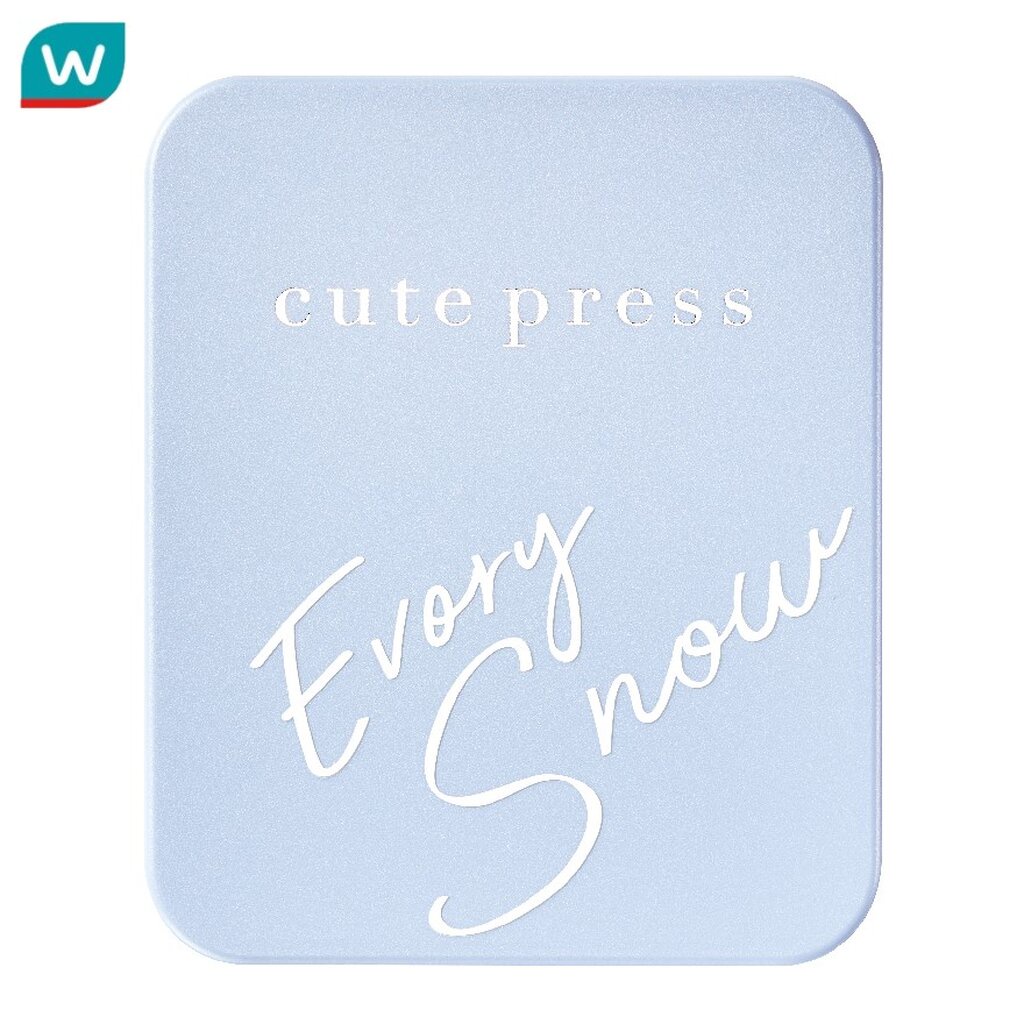 Cute Press คิวท์เพรส อิเวอร์รี่ สโนว์ ไวท์เทนนิ่ง ฟาวเดชั่น พาวเดอร์ SPF30 PA++ 12ก. #P1 – โปรปัง