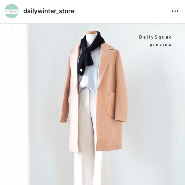 Coat ~ Basic tailored coat จากร้าน Dailysquad