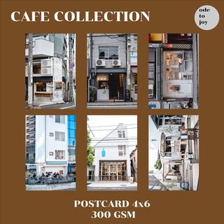 Postcard 4x6 โปสการ์ดตกแต่งห้อง ติดผนัง คาเฟ่ ร้านกาแฟ  [CAFE COLLECTION]