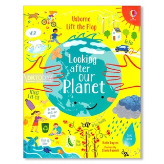 DKTODAY หนังสือ USBORNE LIFT-THE FLAP LOOKING AFTER OUR PLANET