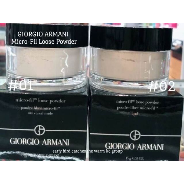 armani translucent powder