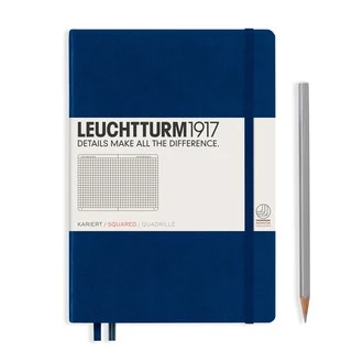 Leuchtturm1917 Hardcover Notebooks "Navy" สมุดโน๊ต Leuchtturm1917 ปกแข็ง สีกรมท่า
