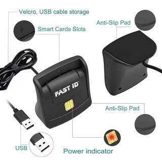 เครื่องอ่านบัตรประชาชน FAST ID รุ่น IT930PU มาตรฐานICT✅ อ่านบัตร Smart Card Reader ความเร็ว 5MHz