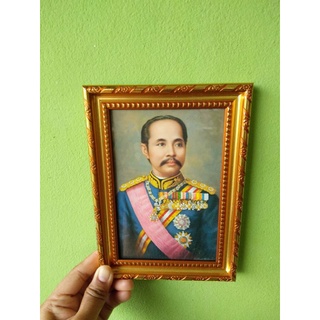 กรอบรูป ภาพมงคล ร.5 ติดบ้านกราบไหว้เสริมฮวงจุ้ย เสริมโชคลาภ