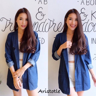 Denim blazer