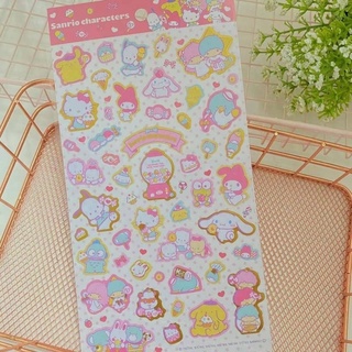 ✅พร้อมส่ง✅ สติ๊กเกอร์ซานริโอ้ สุดคิ้ว sticker sanrio🔥