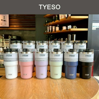 April แก้วเก็บความเย็น TYESO สแตนเลสแท้ 30ozแก้วเก็บความเย็น แก้วสแตนเลส