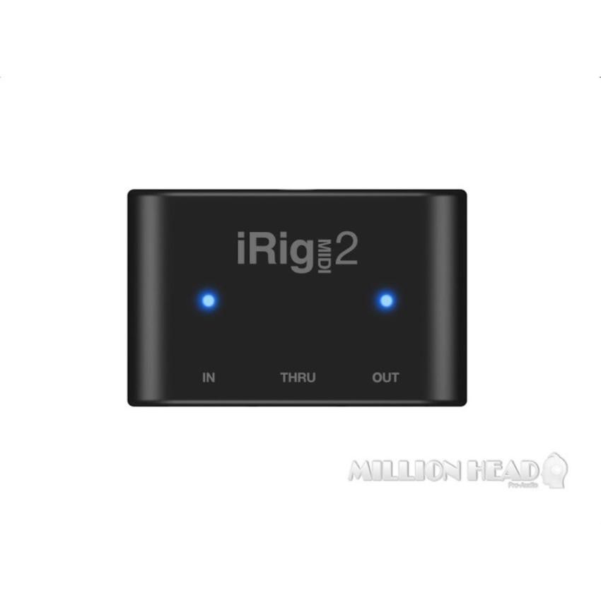 IK Multimedia : iRig MIDI 2 (Audio Interface แบบ MiDi เชื่อต่อผ่าน Computer หรือ IOS สามารถใช้กับ Keyboard ใบ้ได้)