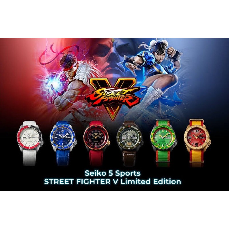 SEIKO 5 SPORTS x STREET FIGHTER LIMITED EDITION