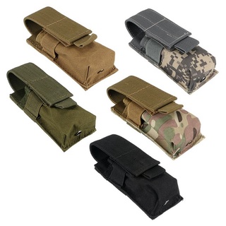 Tactical M5 Flashlight Holster Molle Single Pistol Magazine Pouch Torch Holder Utility EDC Tool Outdoor Hunting Tools Li