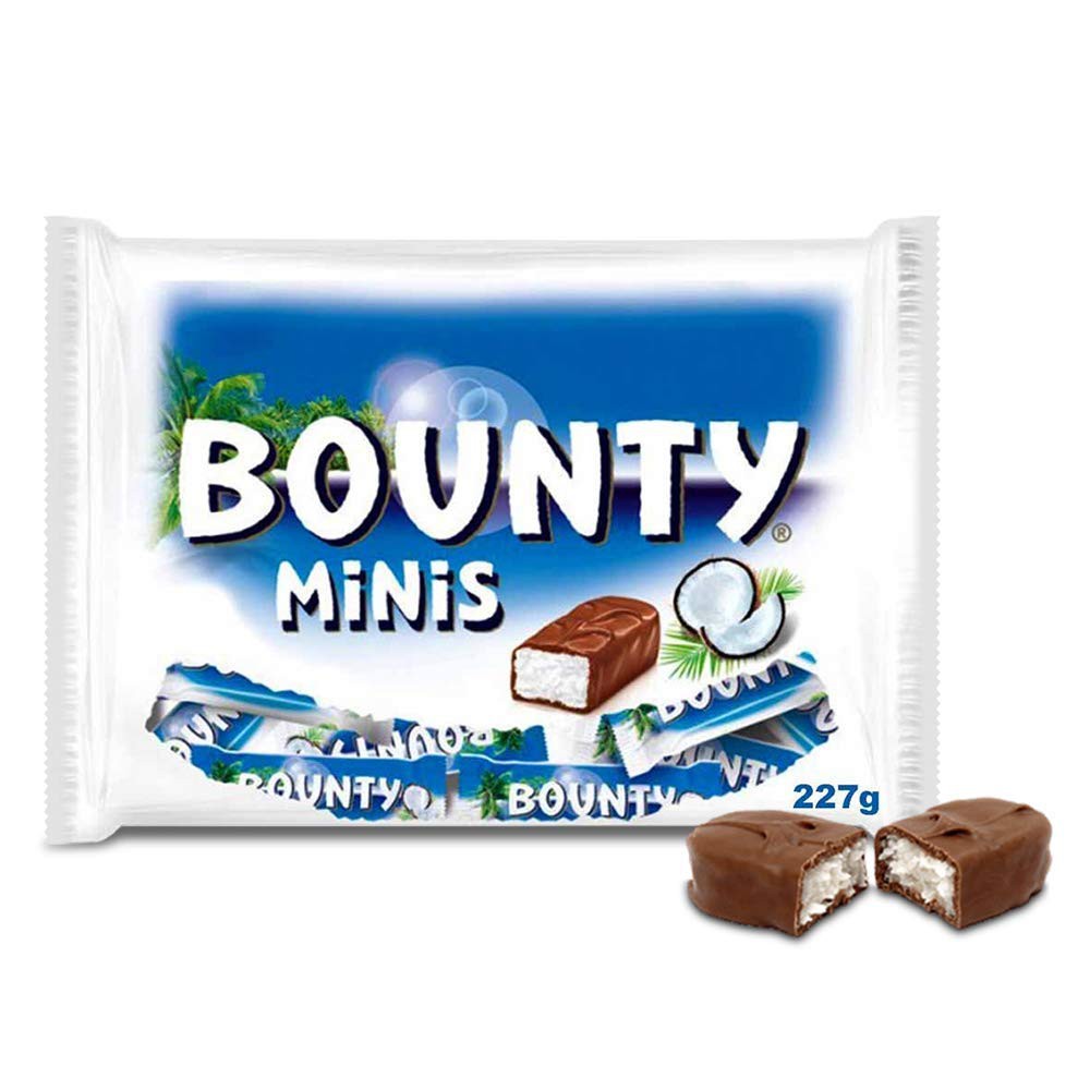 chocolate Bounty MINIS coconut 333 G. Exp.19/04/26