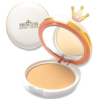 แป้ง Aron Princess Extra Cover Powder Cake แป้งพัฟ อาร่อน ปริ๊นเซส เอ็กตร้าคอฟเวอร์ AR 13.5 กรัม