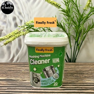 [Finally Fresh] Washing Machine Cleaner Formulated to Deep Clean 20 Tablets ผลิตภัณฑ์ทำความสะอาดเครื่องซักผ้า