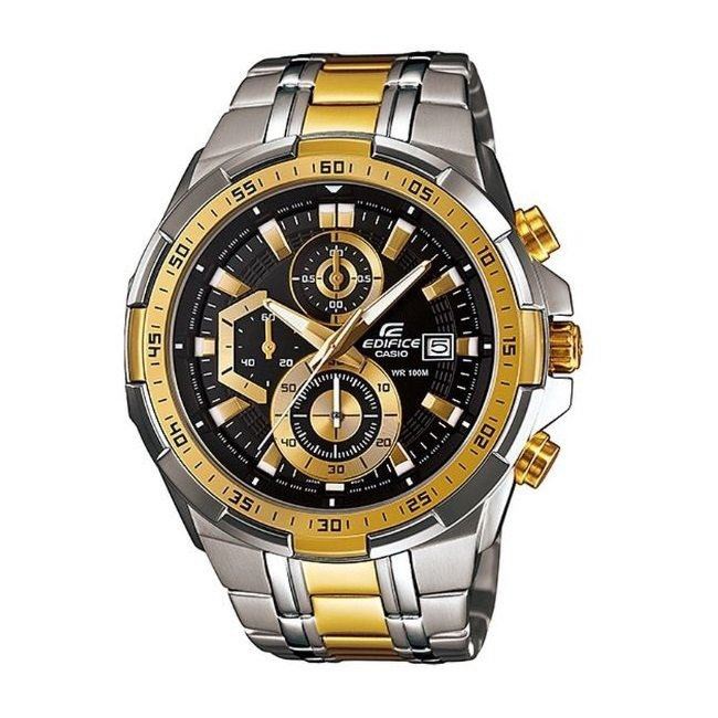Casio Edifice นาฬิกาข้อมือผู้ชาย EFR-539SG-1AVUDF - Black/Gold