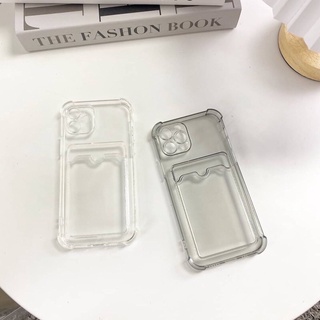 เคสใสใส่บัตร เคสใสกันกระแทก เคสใส่รูปโพลาลอย เคสสำหรับรุ่น 7/8/SE20 - 14 14plus 14pro 14promax