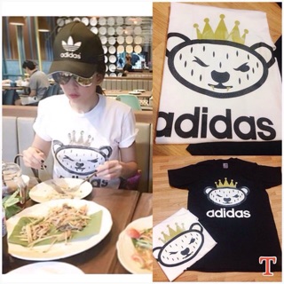 พร้อมส่ง  วันเสาร์ค่ะ  เสื้อยืด adidas !!!  ฮิตสุดนาทีนี้เลยค้ะ ดารา เนตไอดอล ใส่กัน เพียบ ใส่ง่าย แ