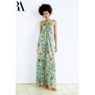 BLUE PAISLEY : MAXI DRESS : TAG YPY