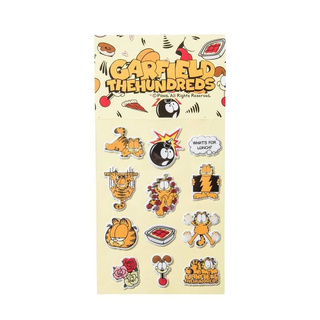 SLUM LTD - THE HUNDREDS Garfield Sticker Pack Multi