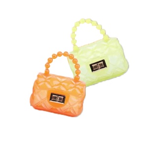 (B-140)กระเป๋าถือ หรือ กระเป๋าสะพายข้าง แฟชั่น Jelly bag