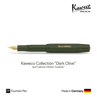 Kaweco Collection "Dark Olive" Fountain Pen - ปากกาหมึกซึมคาเวโก้คอลเลคชั่น ดาร์คโอลีฟ