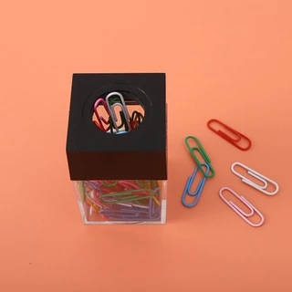 WIN Square กล่องเก็บสําหรับคลิปหนีบกระดาษ Organizer คลิปหนีบกระดาษแม่เหล็กสําหรับ Cas