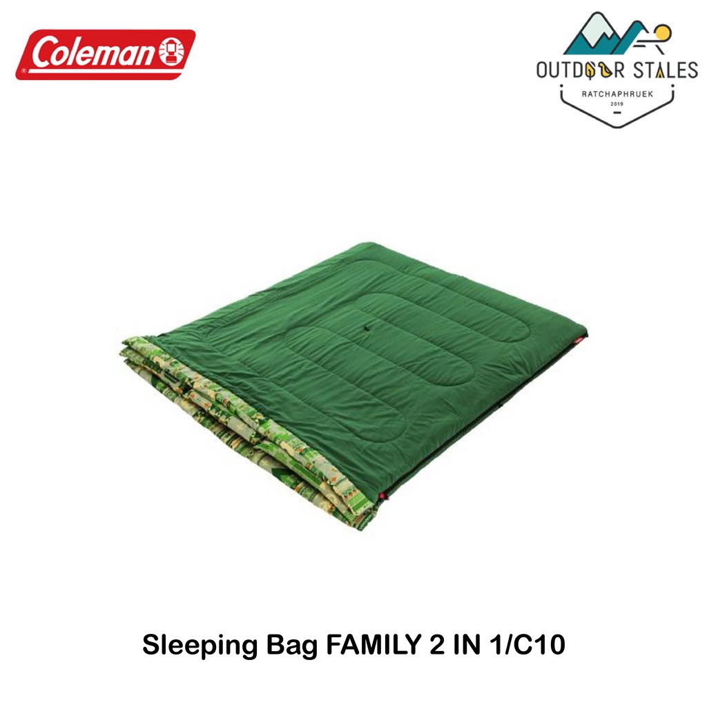 Coleman Sleeping Bag FAMILY 2 IN 1/C10 Shopee Thailand