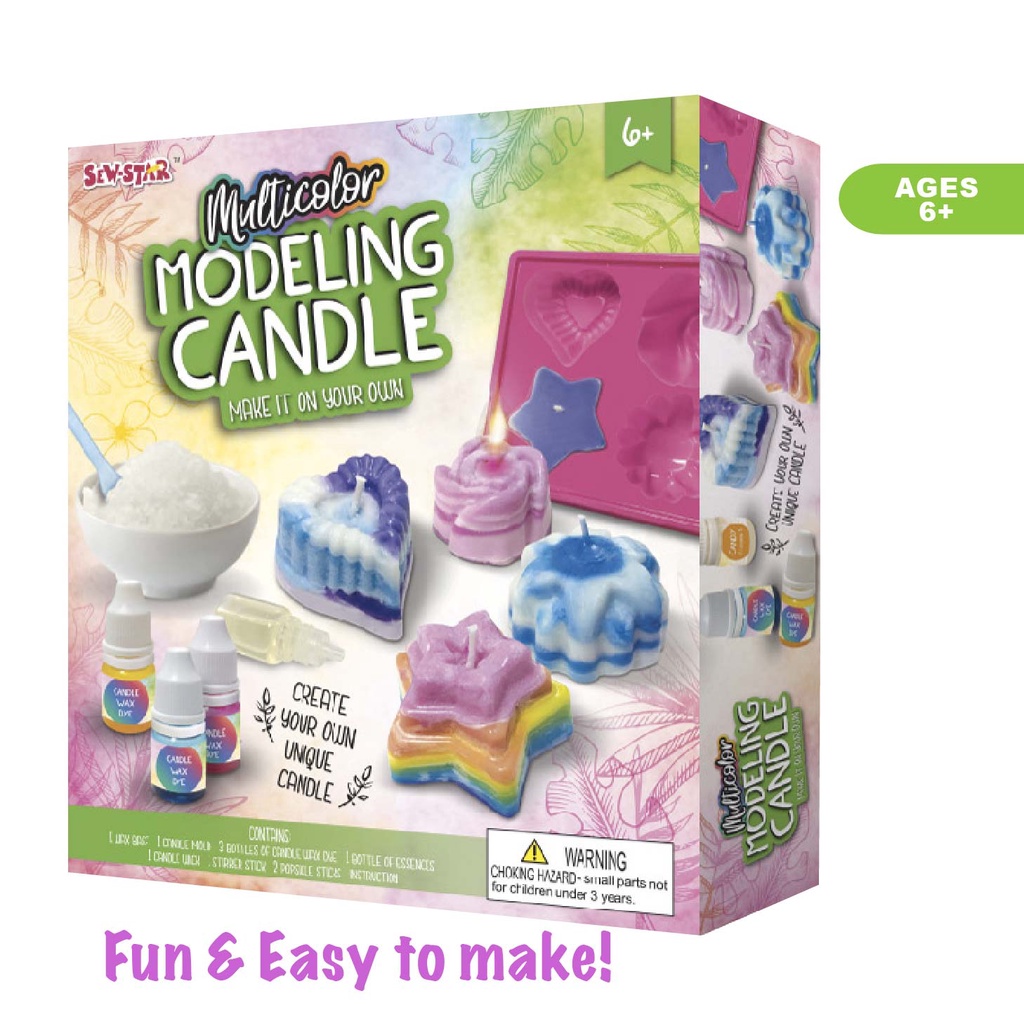 DIY CANDLE Making Kit- AGE 6+, STEM, Kids crafts, STEM, Kids art and crafts, craft, Kids toys, Kid crafts, craft kit
