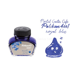 Pelikan Ink 4001 [Royal Blue สีน้ำเงิน] For Fountain Pen น้ำหมึกแบรนด์พีลีแกน 4001 สำหรับปากกาหมึกซึม Made in Germany