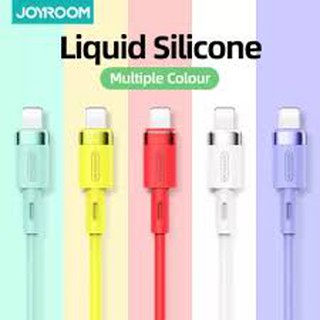 #JOYROOM S-1224N2 ซิลิโคนสายชาร์จ Micro สามารถใช้ได้กับ Android ทุกรุ่น USB สายไฟ Liquid สายซิลิโคนยาว 1.2 เมตร  มี 5 สี