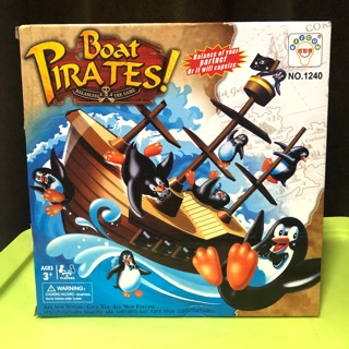 เรือโจรสลัดวางสมดุลด้วยเพนกวิน Pirates Boat Game