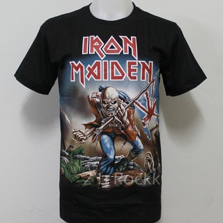 เสื้อ Iron Maiden เสื้อยืด เสื้อวง ไอเอิร์นเมเดน size ยุโรป SI36