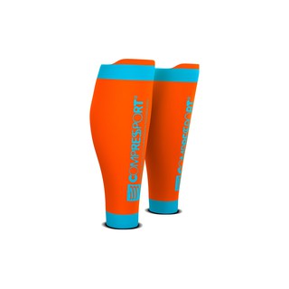 Compressport รัดน่อง ปลอกรัดน่อง อุปกรณ์พยุงกล้ามเนื้อน่อง ใส่เล่นกีฬา CALF R2 v2 Orange