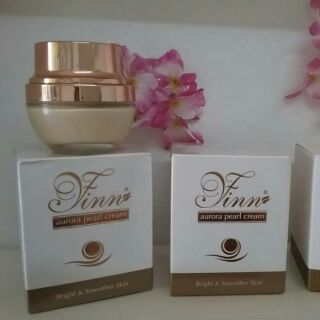 ครีม บำรุงผิวหน้า ผิวกระจ่างใส ลดเรือนริ้วรอย  Finn Aurora Pearl Cream ฟินน์ ออโรล่า เพิร์ล ครีม มาสเตอร์พีซ masterpiece