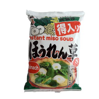 Shinsyuichi Miso Soup Spinash 172.8g  ชินยูอิจิมิโซะซุปผักโขม 172.8 กรัม