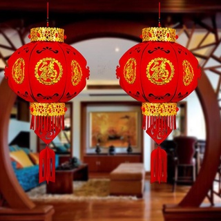 2023 Chinese New Year Red Lantern Waterproof Hanging Lamp Spring Festival Decor
